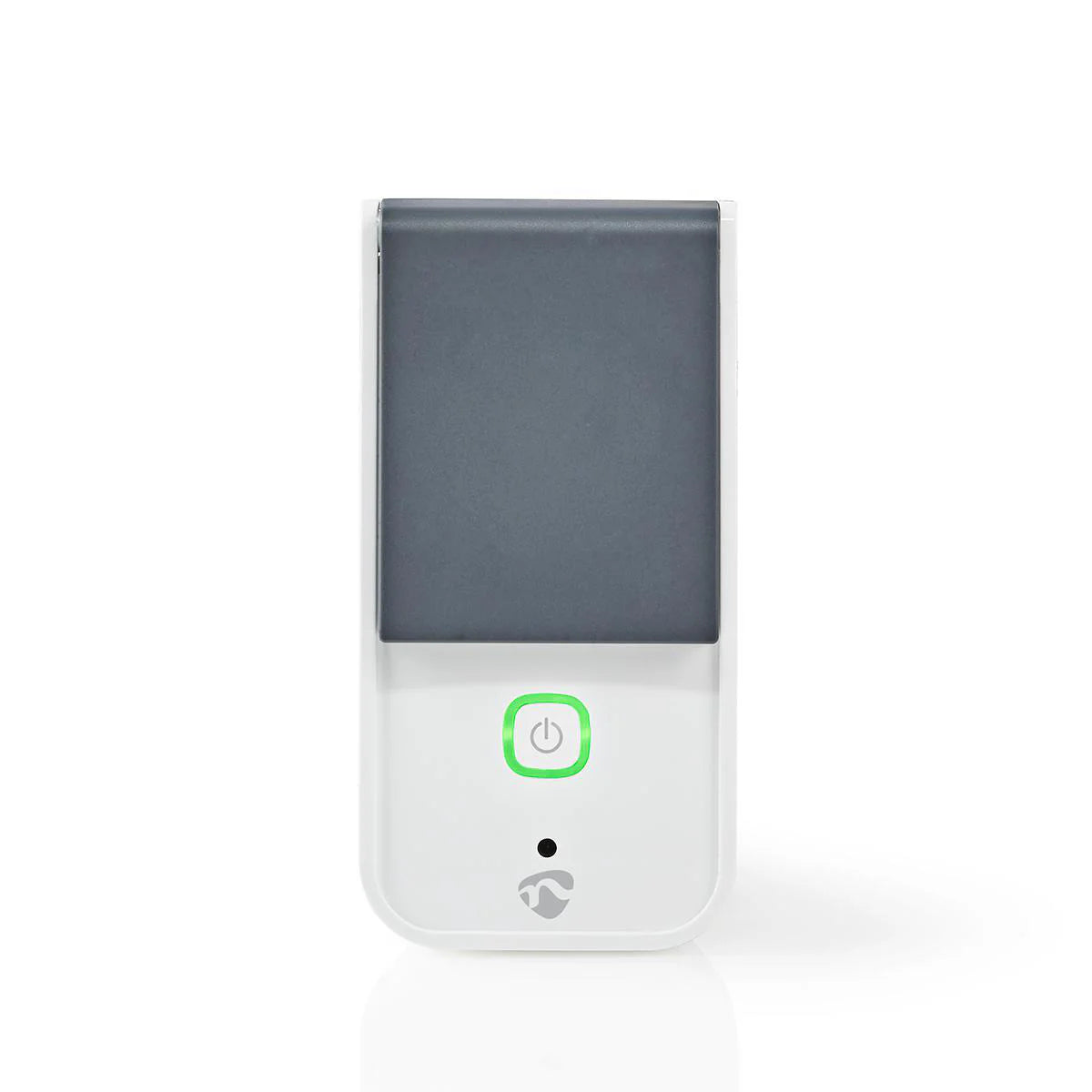 Nedis energiemeter buiten met wi-fi. Slimme stekker met smart life, vooraanzicht