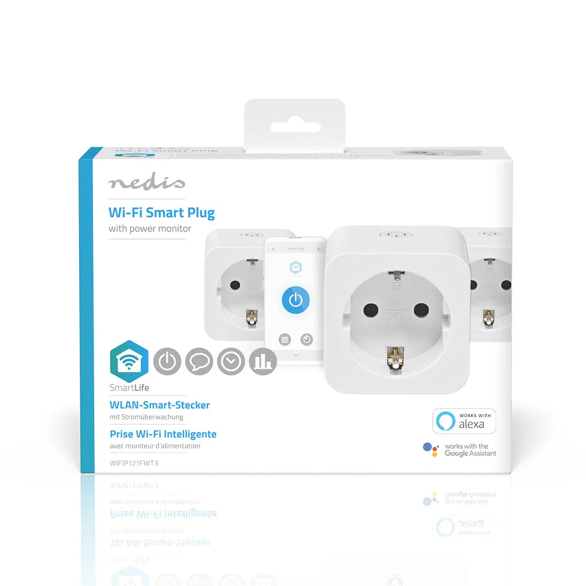 SmartLife Slimme Stekker Wi-Fi - IP21 - Energiemeter