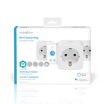 SmartLife Slimme Stekker Wi-Fi - IP21 - Energiemeter