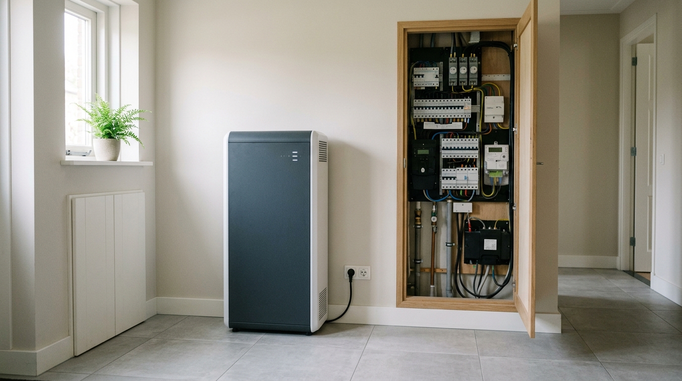 Stekkerbatterij veilig plaatsen: checklist voor je zonnestroom-opslag